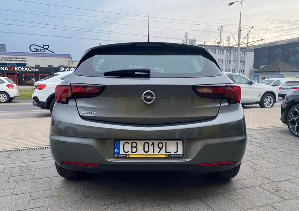 Opel Astra cena 65900 przebieg: 48600, rok produkcji 2019 z Pyrzyce małe 191